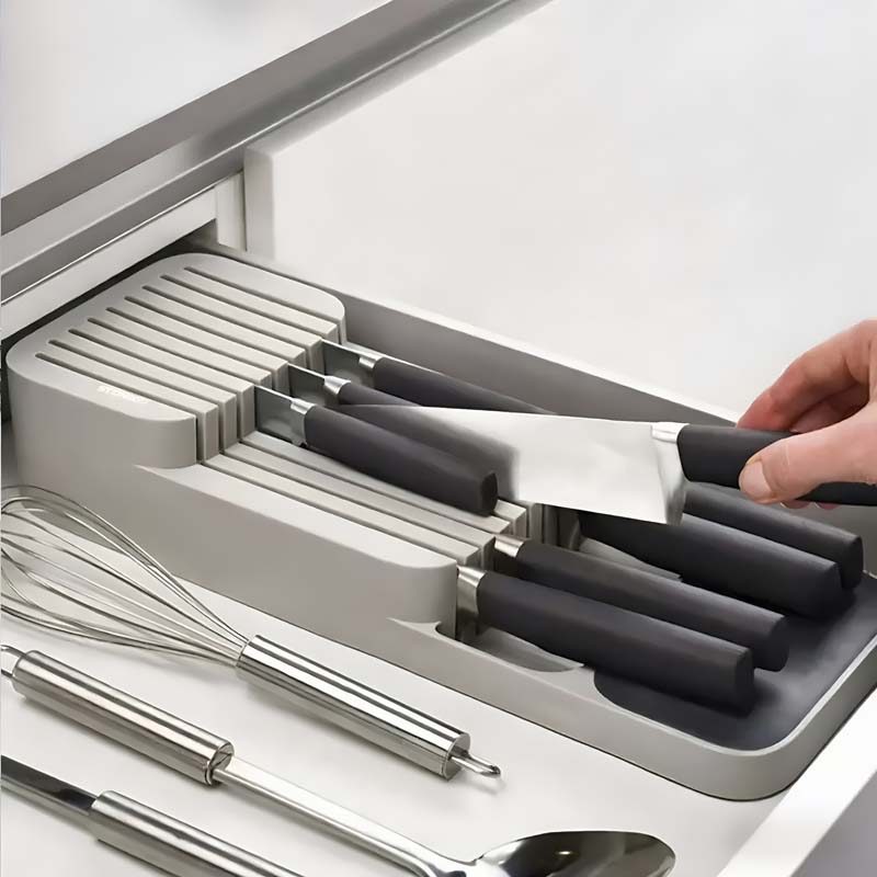 Kitchen Baking Tray Storage - Praktyczny pojemnik na noże do szuflady