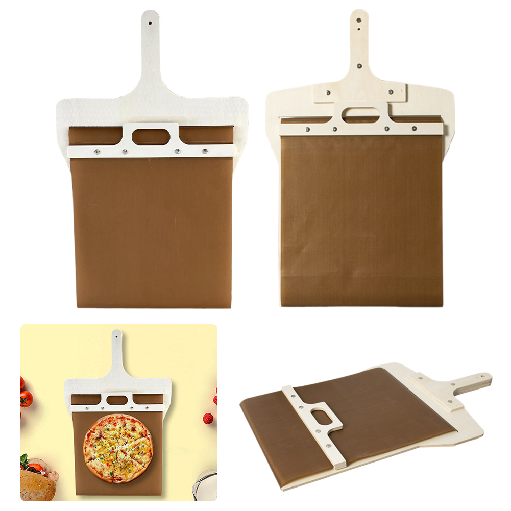 Kitchen Baking Appliances - Przesuwna łopatka do pizzy Wielofunkcyjna drewniana
