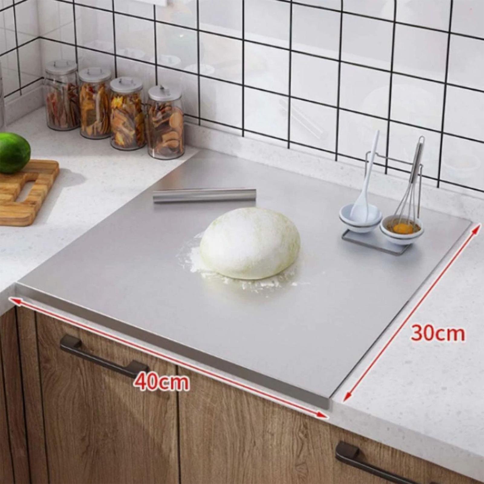Kitchen Baking - Deska do krojenia ze stali nierdzewnej,