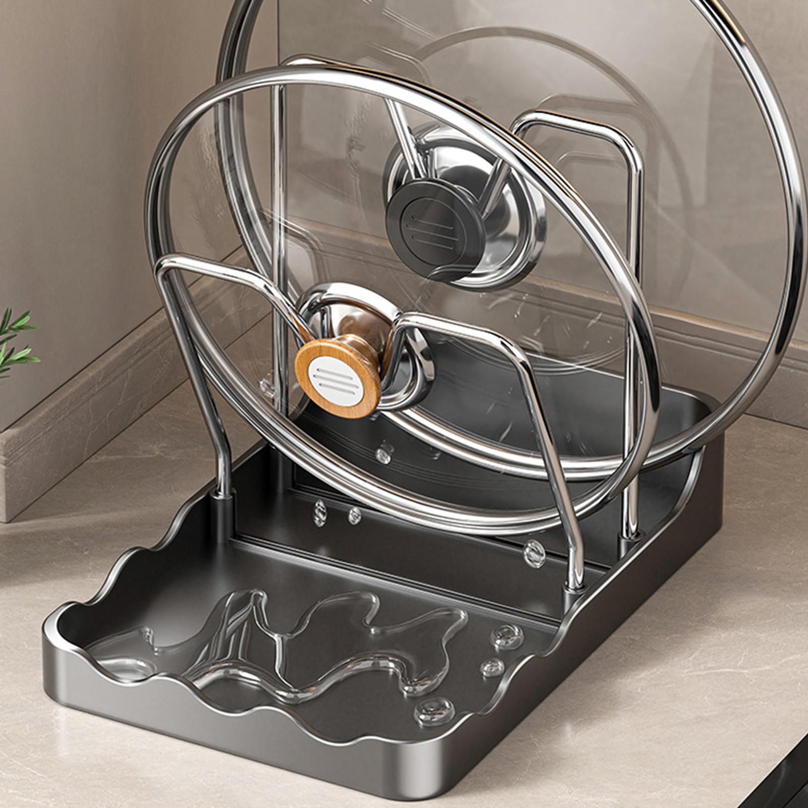 Kitchen Baking Pantry - Organizer na pokrywki garnków, pionowy stojak