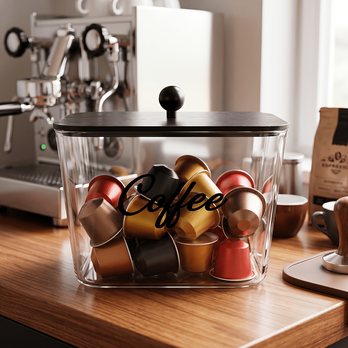 Kitchen Baking Tray Storage - Pojemnik na kapsułki z pokrywkami, plastikowy