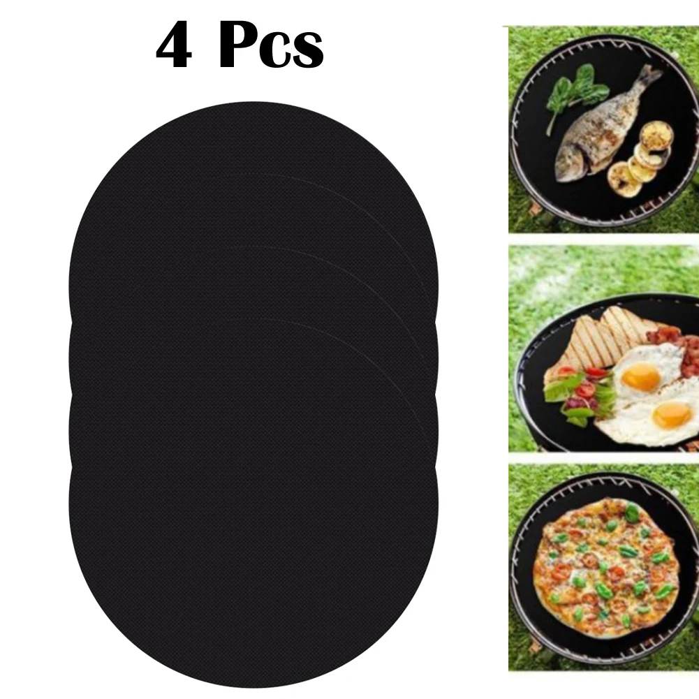 Super Kitchen Baking Mat - Zestaw 4 okrągłych, nieprzywierających mat do