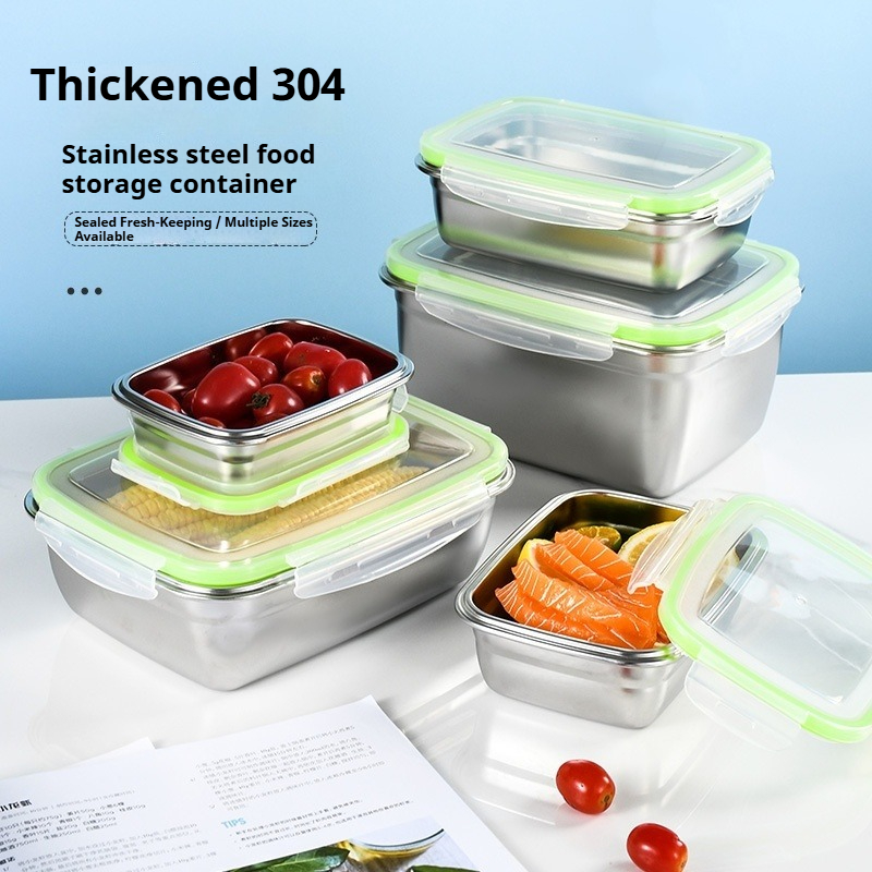 Kitchen Baking Tins - Zestaw pojemników na lunch ze stali