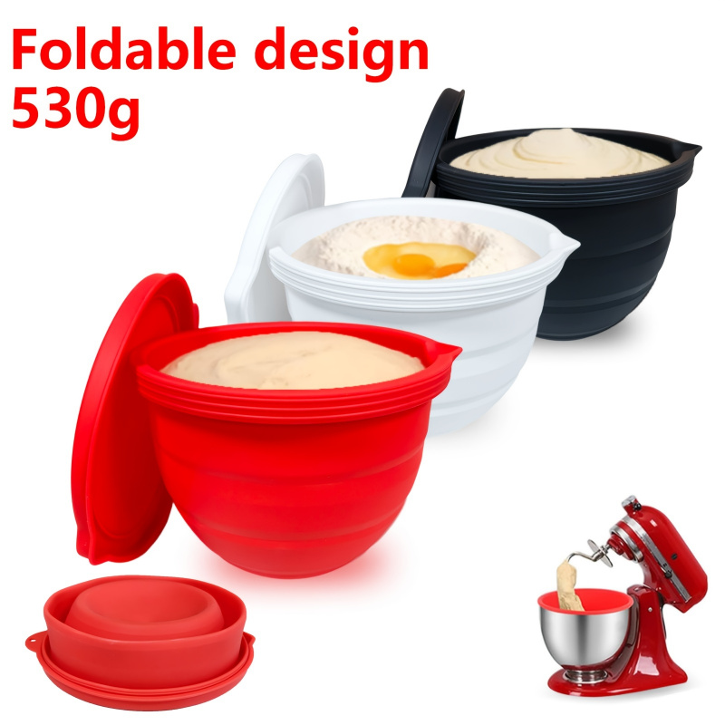 Baking Kitchen Set Up - Składana silikonowa wkładka do miski miksera