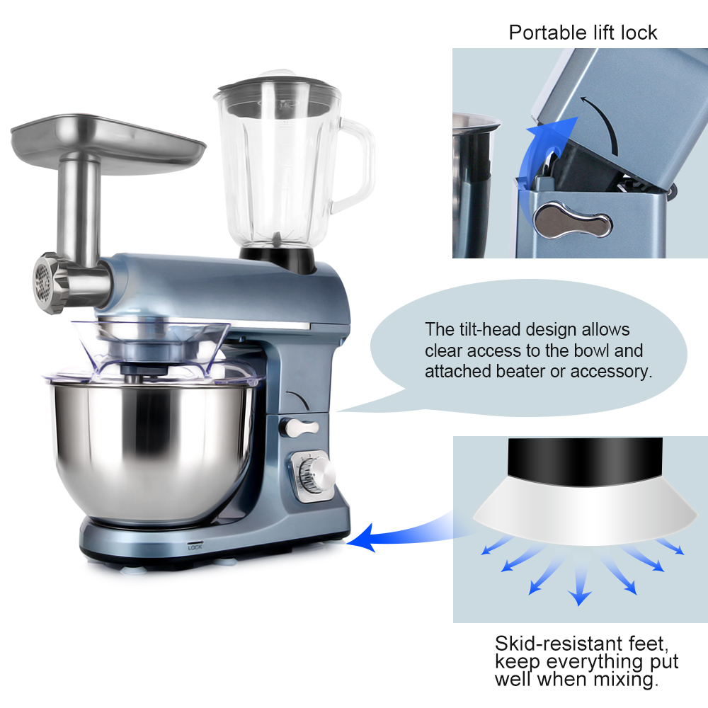 Mikser planetarny do ciasta 5. – Kitchen Baking Aid recenzja i cena