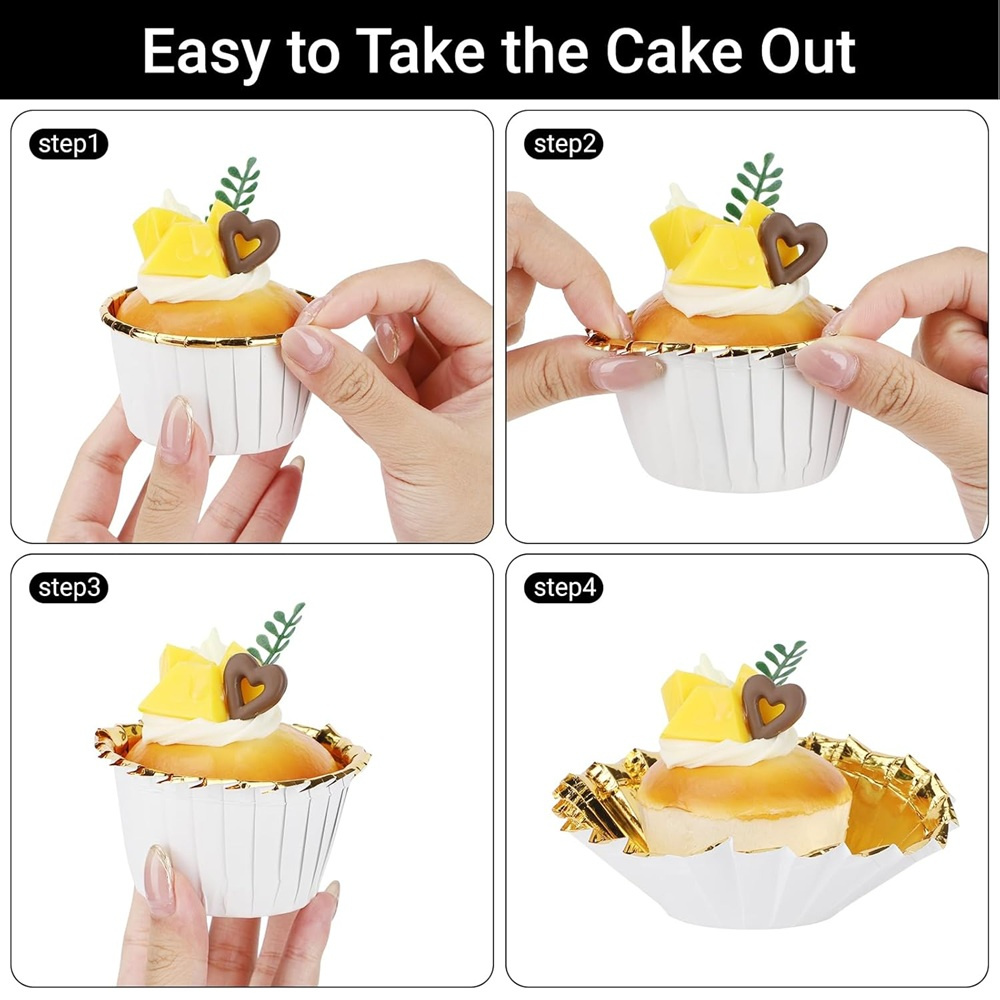 50 szt. Papierowe foremki do b – Baking Kitchen Diy recenzja i cena