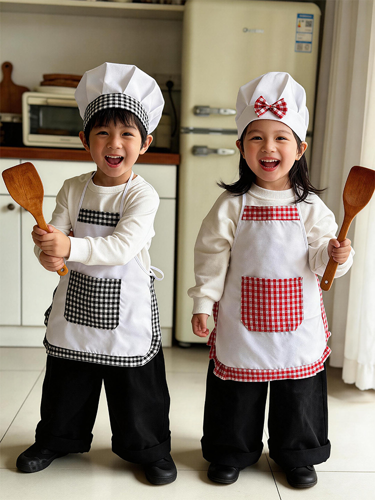 2 szt. Dziecięcy fartuch i cza – Baking Kitchen Set Up recenzja i cena