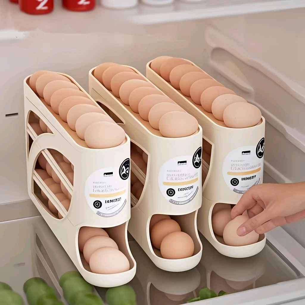 2-4 poziomowy pojemnik na jajk – Kitchen Baking Tray Storage recenzja i cena