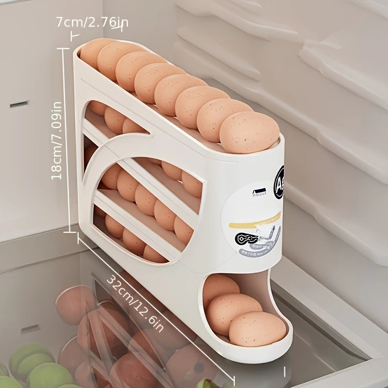 2-4 poziomowy pojemnik na jajk – Kitchen Baking Tray Storage recenzja i cena