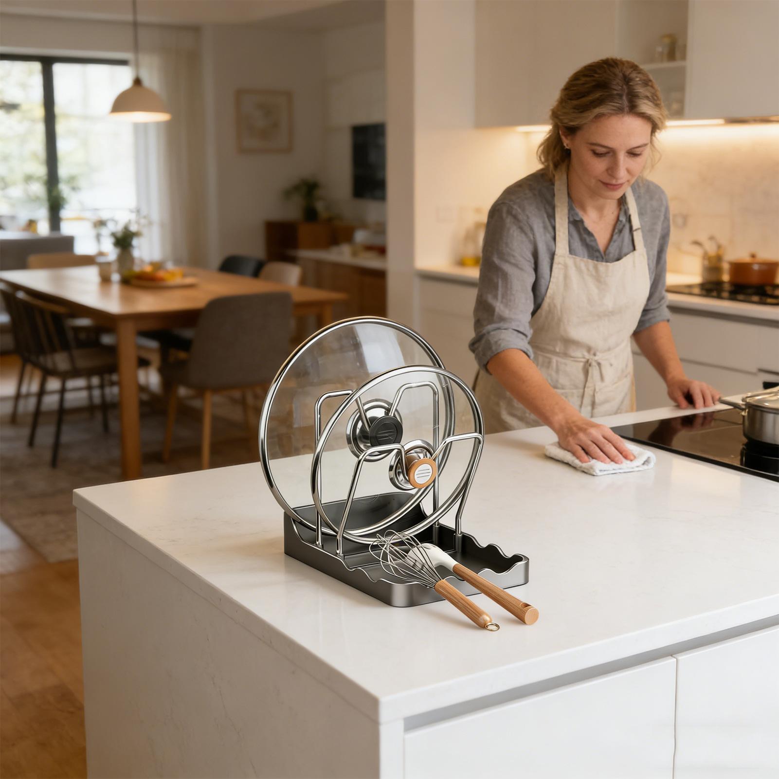 Stojak na pokrywki garnków, pi – Kitchen Baking Pantry recenzja i cena