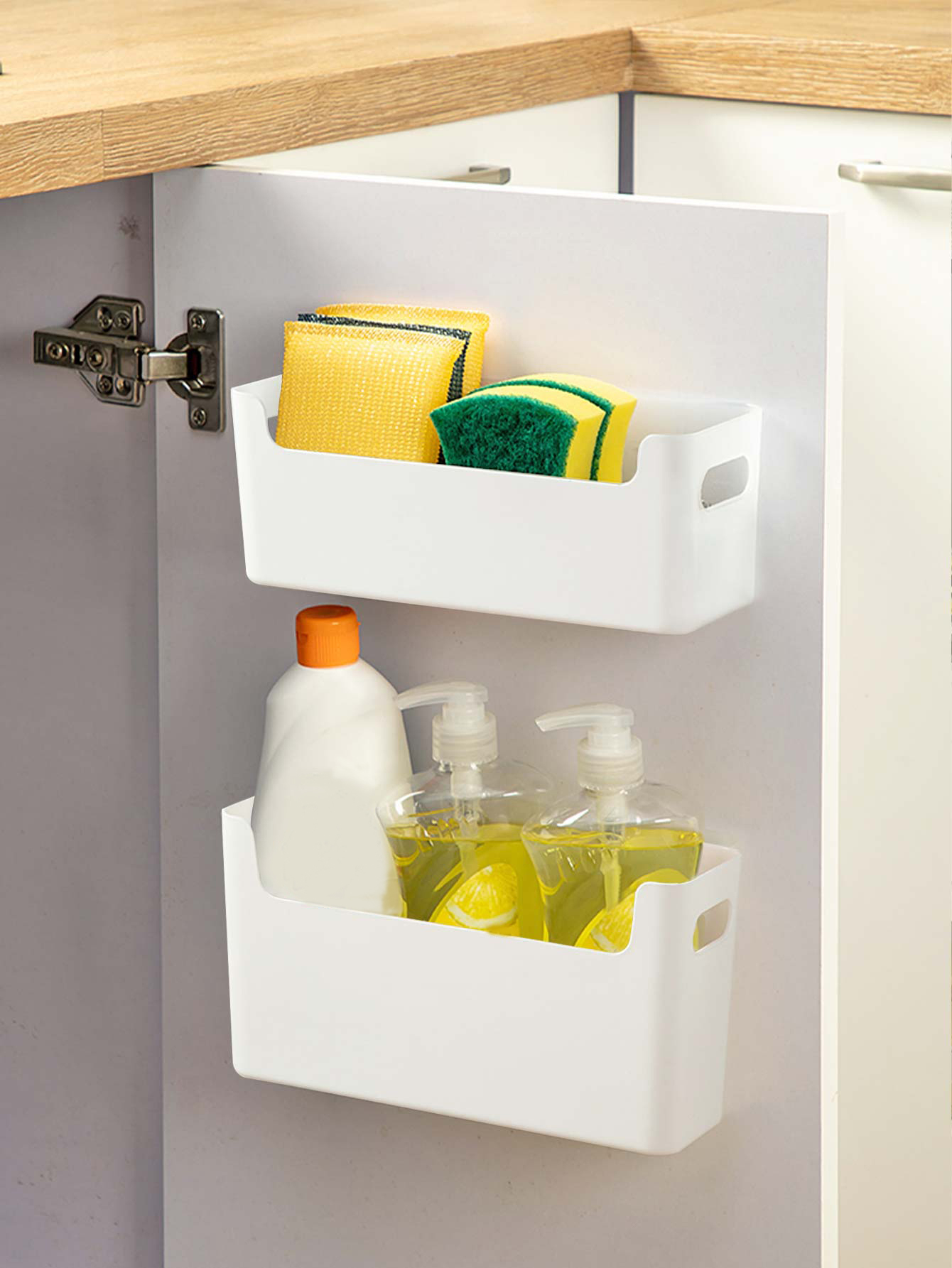 Organizer do drzwi szafek bez  – Kitchen Baking Tray Storage recenzja i cena
