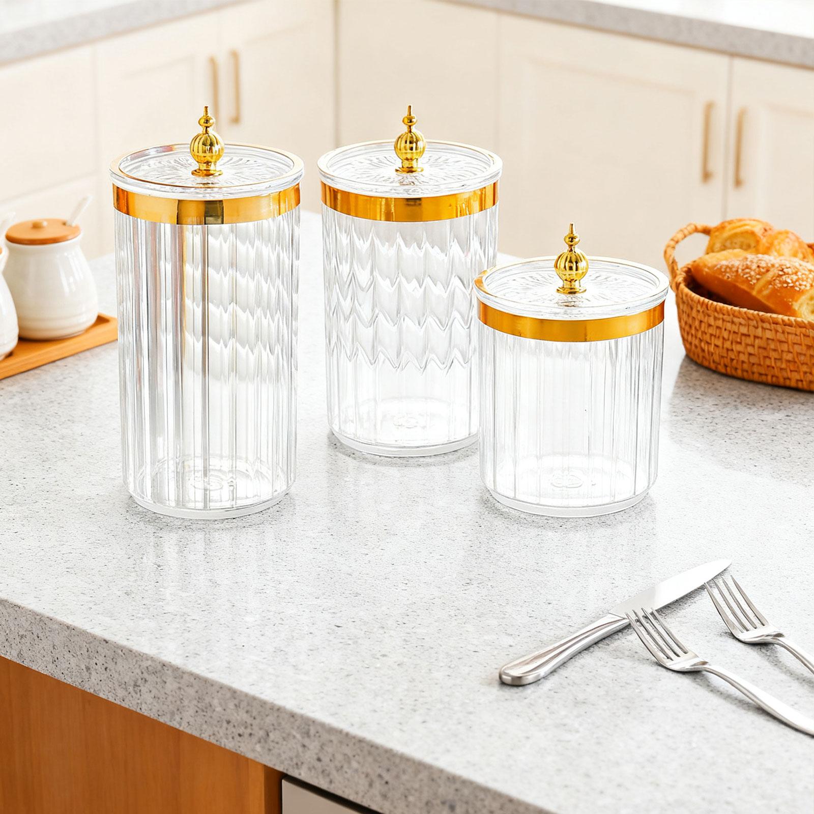 Zestaw 3 szczelnych, przezrocz – Kitchen Baking Pantry recenzja i cena