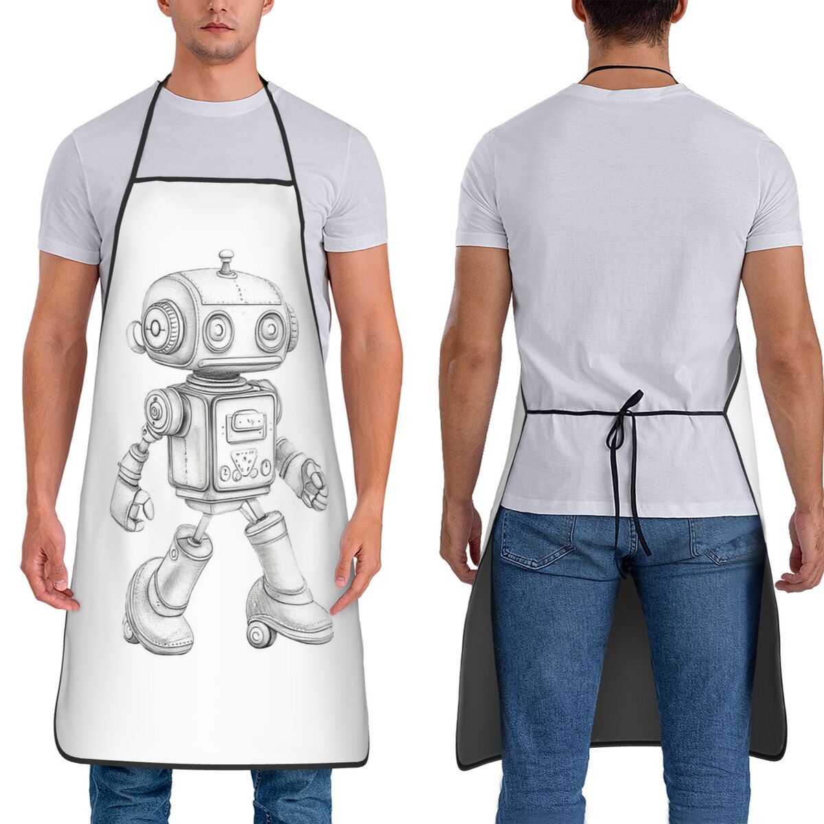 Retro Szkic Robot Mechaniczny  – Kitchen Robot Baking recenzja i cena