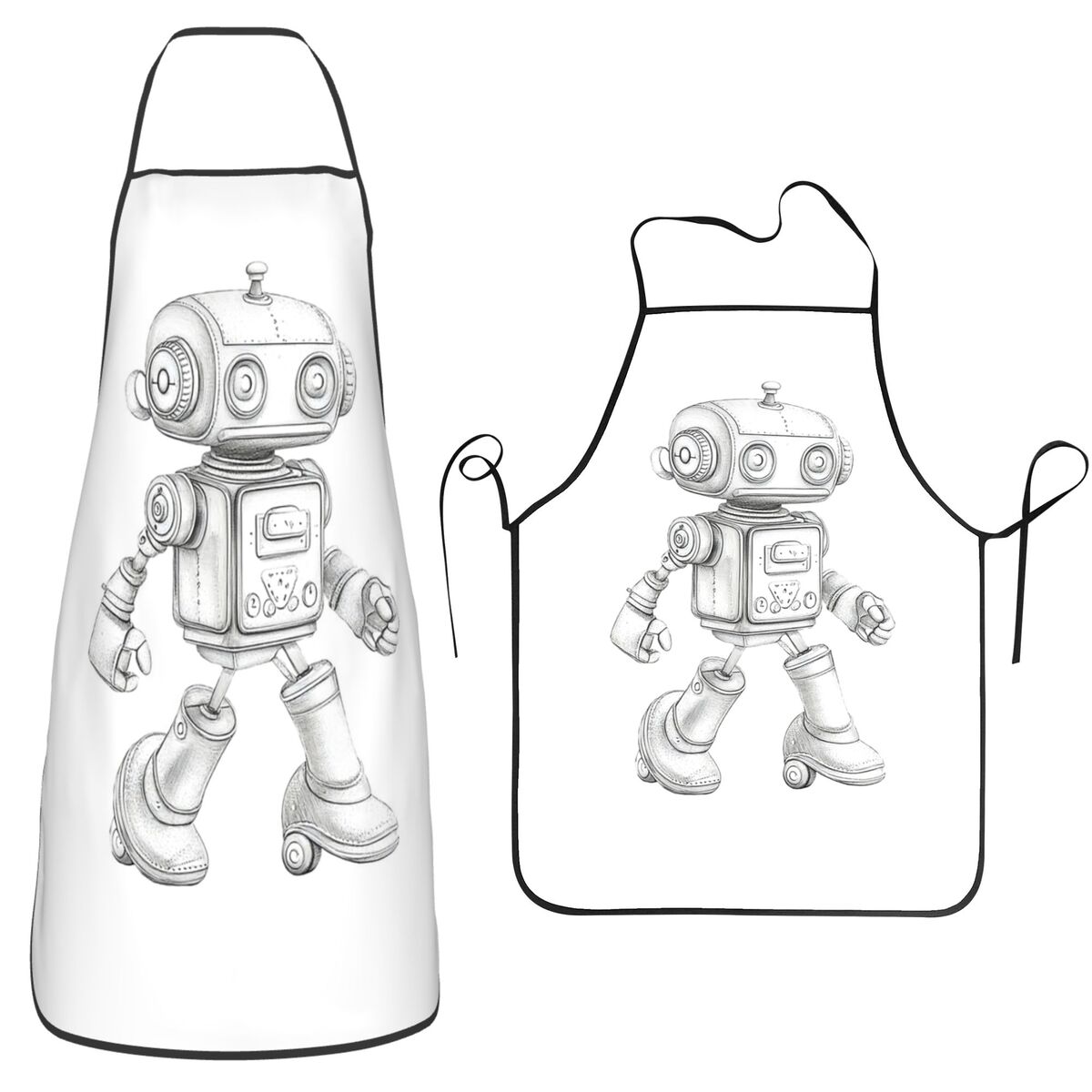 Retro Szkic Robot Mechaniczny  – Kitchen Robot Baking recenzja i cena
