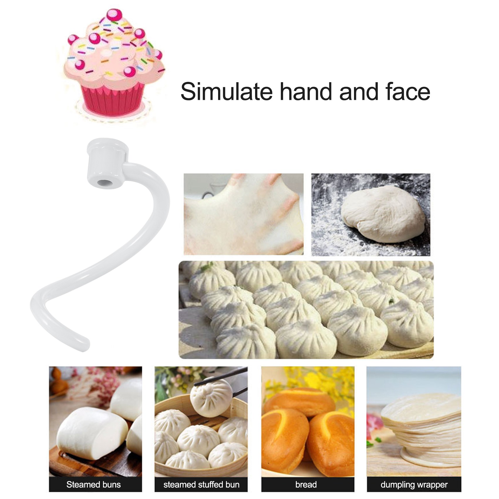 AEE6-Spiralny hak do ciasta -  – Kitchen Baking Aid recenzja i cena